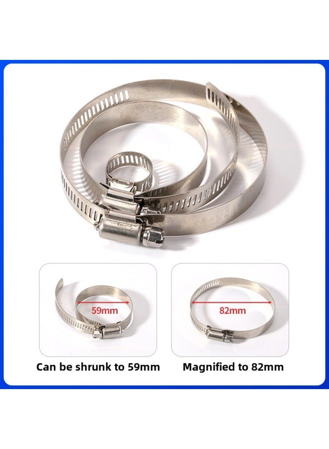 304 Stainless Steel Hose Clamp Hose Clamp Clamp Clamp Clamp Clamp Clamp Clamp Hose American Hose Clamp Communication Clamp Monitoring Clamp-Specification Model:304 Diameter 10-16 Width 8mm  - Image 4
