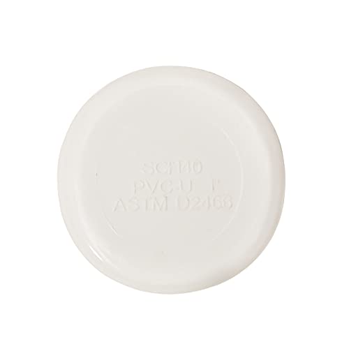 FangKingNo 10pcs 1/2" PVC Pipe End Cap Plug Adapter Pipe Fittings Slip (Socket) SCH40 Easy to Install, and High Tensile for Home or Industrial Use -10 Pack White (0.5 Inch) - Image 2