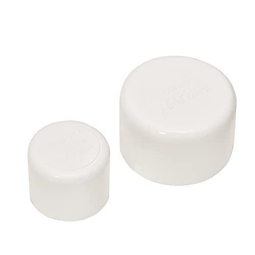 FangKingNo 10pcs 1/2" PVC Pipe End Cap Plug Adapter Pipe Fittings Slip (Socket) SCH40 Easy to Install, and High Tensile for Home or Industrial Use -10 Pack White (0.5 Inch) - Image 3