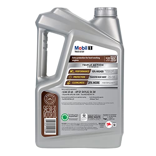 Mobil 1 Truck & SUV Full Synthetic Motor Oil 5W-30, 5 Quart - Image 3