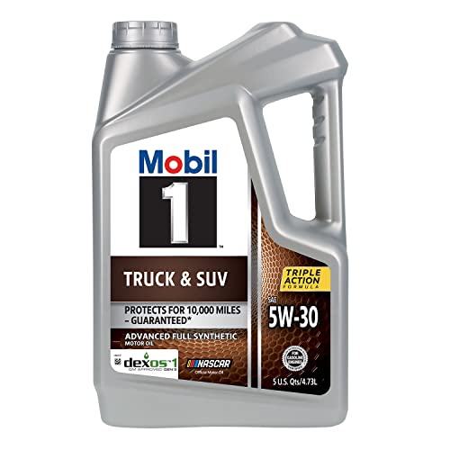 Mobil 1 Truck & SUV Full Synthetic Motor Oil 5W-30, 5 Quart - Image 1