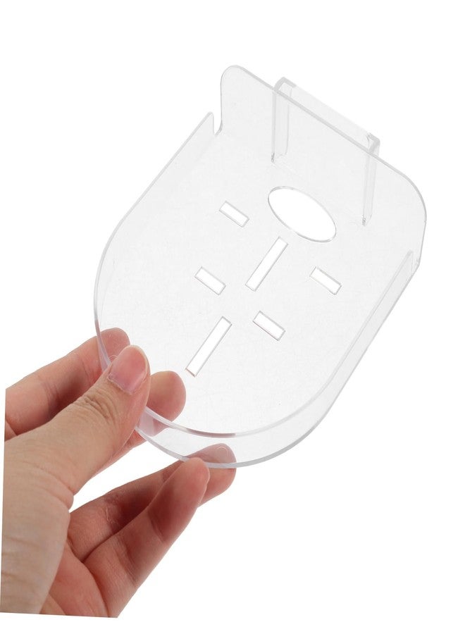 STORE 2508 Store2508 Security Camera CCTV Wall Mount Shelf Bracket Holder | Self Adhesive Installation | No Drilling | Baby Monitor Mount (2 Pc Transparent) - Image 2