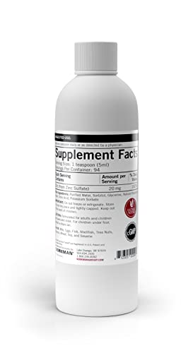 Kirkman – Zinc Liquid - New Formulation –– 16 oz –– Flavored with Natural Raspberry –– Free of Common Allergens - Image 2