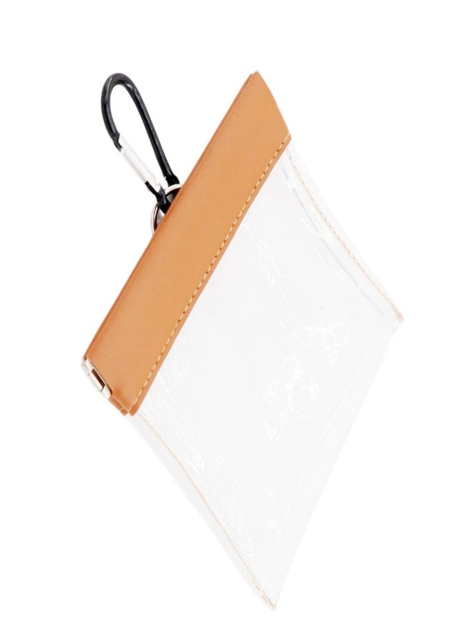 Nanchroadly 1 PCS Golf Tee Pouch Bag with Clip Transparent Golf Tees and Balls Storage for Men and Women - Image 1
