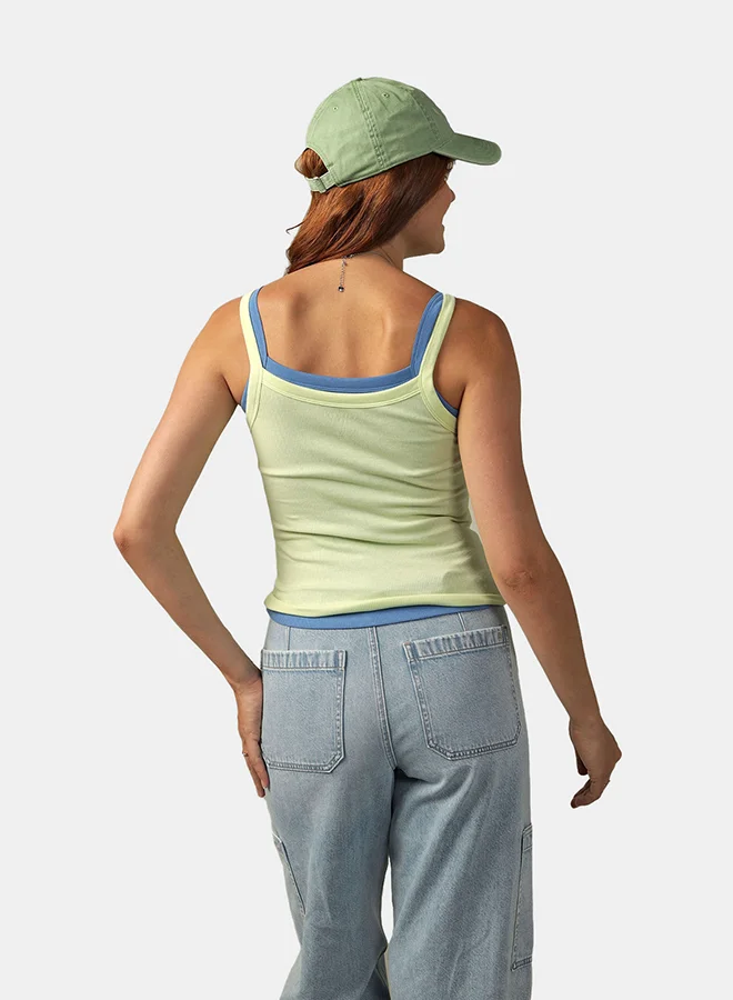 American Eagle Knitted Cropped Tank Top