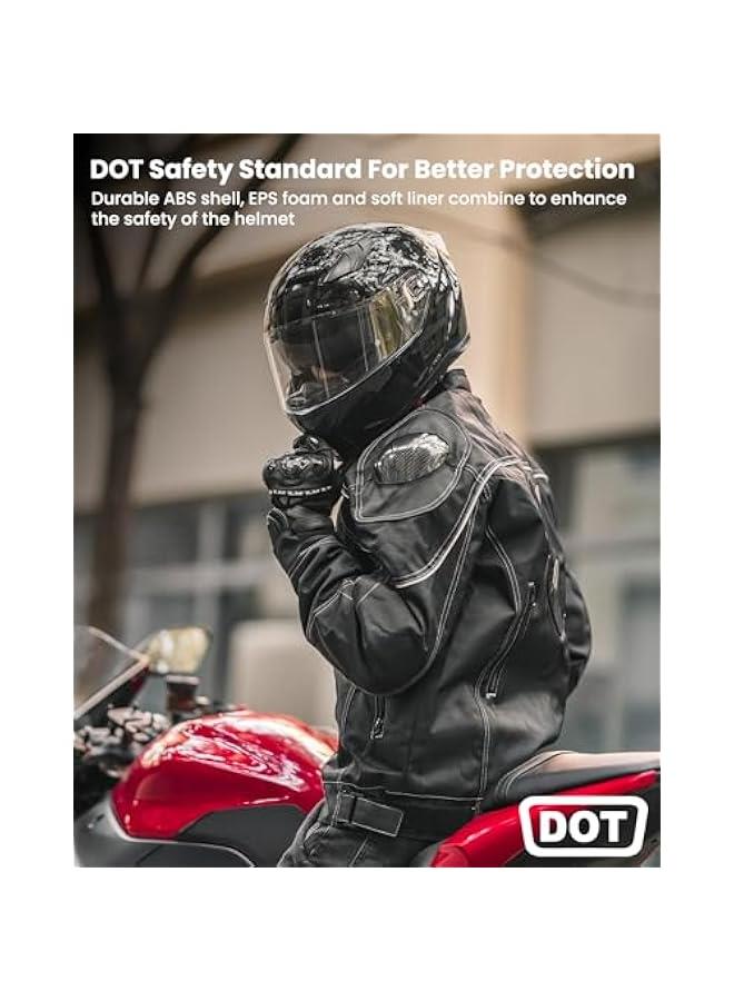 Arabest Motorcycle Helmets Full Face with Anti-Fog Pinlock for Cascos para Motos Snowmobile Mens Women Heated Shield Compatible DOT Model 129  - Image 2