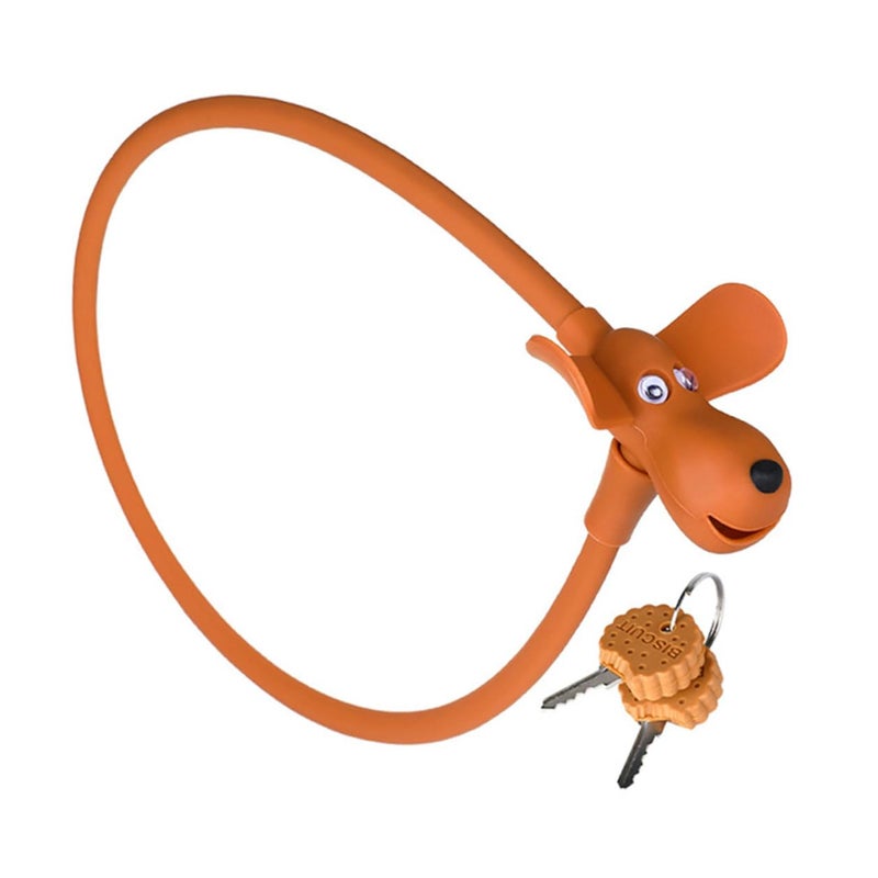 Heavy Duty 8mm Bike Cable Lock with 4 Colorful Keys for Motorcycle Mountain Bike - Image 2