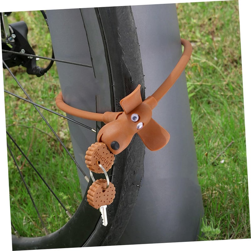 Heavy Duty 8mm Bike Cable Lock with 4 Colorful Keys for Motorcycle Mountain Bike - Image 5