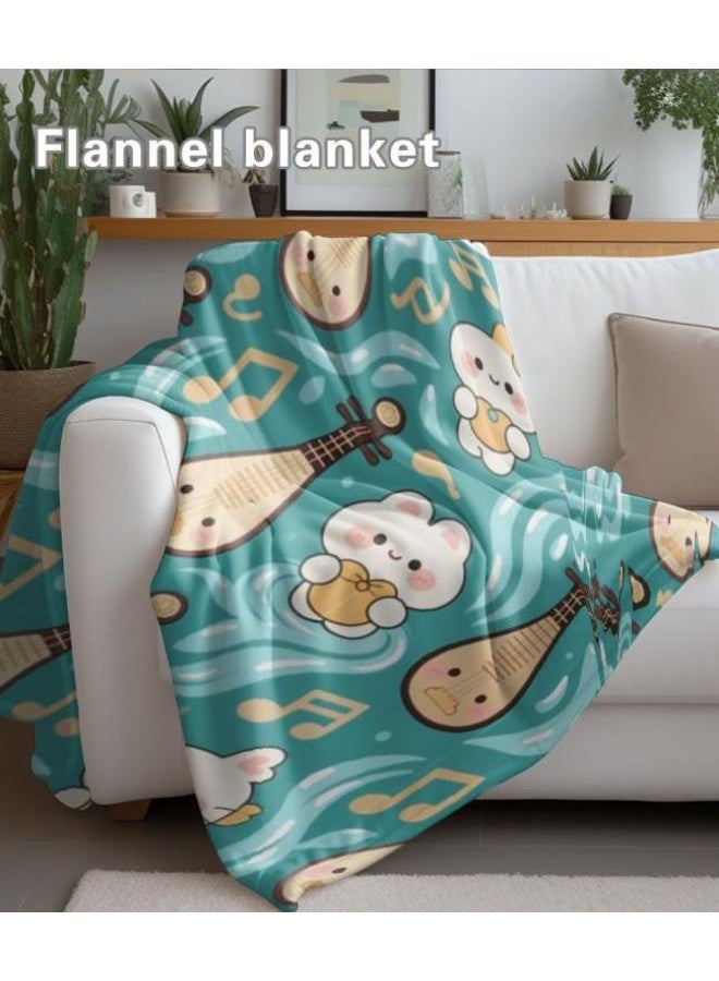 general Children's or student cartoon flannel thin blanket (warm and comfortable, suitable for sleep, games) 100cm*150cm - Image 5