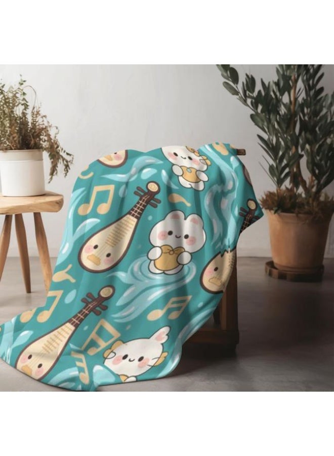 general Children's or student cartoon flannel thin blanket (warm and comfortable, suitable for sleep, games) 100cm*150cm - Image 1