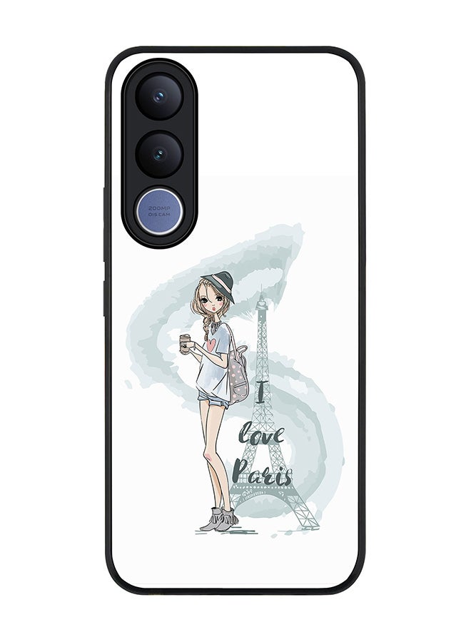 Stylizedd For vivo V70 FE Case,Slim fit Camera Protection, Shockproof Thin Phone cover  -  I Love Paris - Image 1