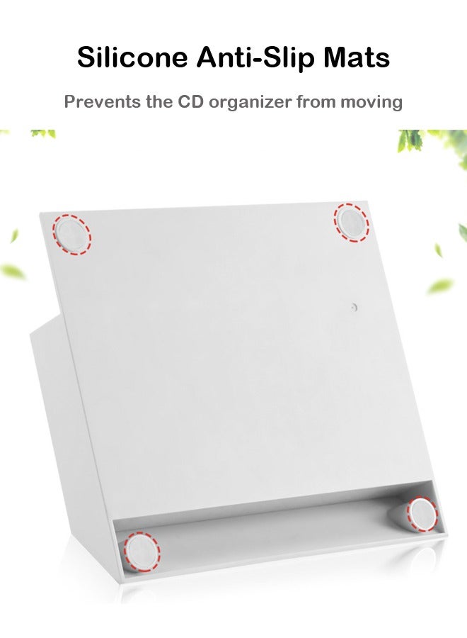 CD Disks Card Holder Game CD Organizer Holds for PS4/5 XBOX(Holds 8 Disks)  - Image 5