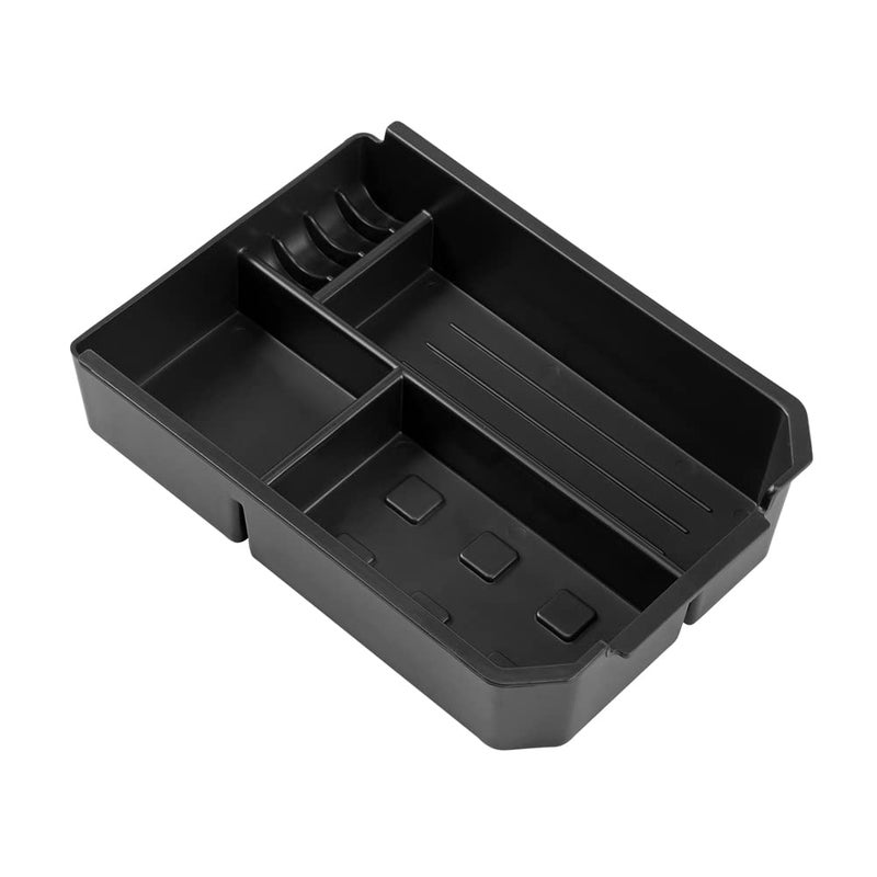 JSCARLIFE Car Center Console Organizer Tray Compatible with Toyota RAV4 20132018 Interior Accessories Armrest Console Insert Box ABS Secondary Storage