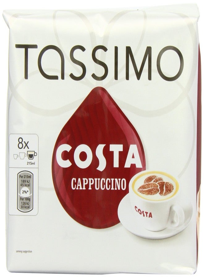 Tassimo Costa Cappuccino 16 T Discs, (Large Cup Size) 8 Servings - Image 2