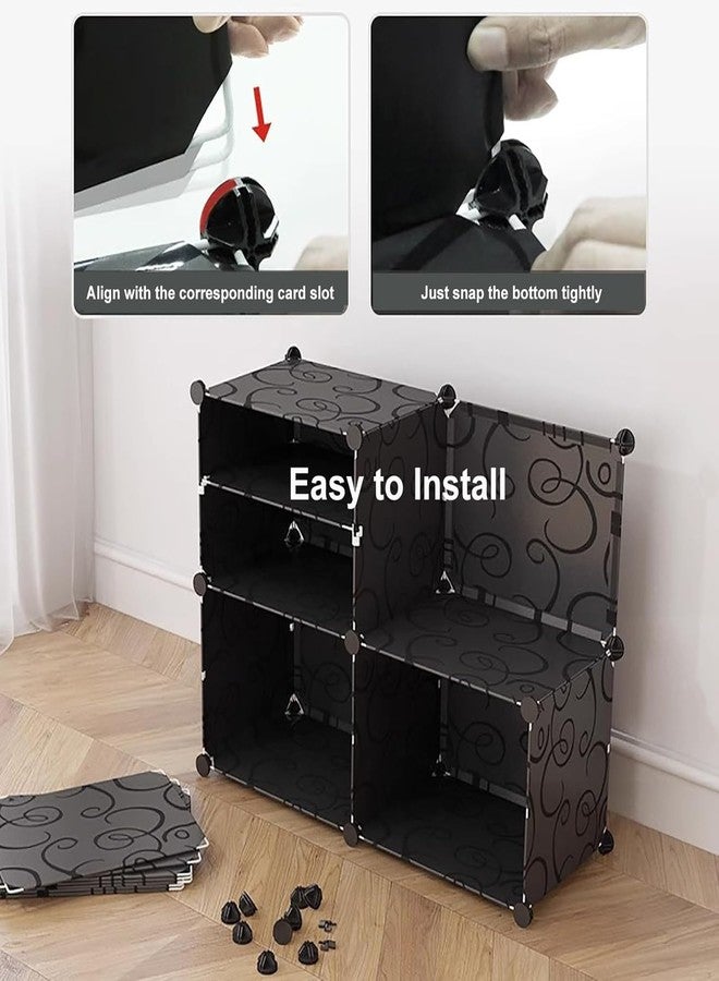 KRISHYAM® Modular Plastic Shoe Storage Cabinet with Transparent Door, Stackable Multi-Tier Shoe Organizer for Home, Bedroom, Closet & Entryway, Durable Dust-Proof Footwear Storage Rack - Image 5