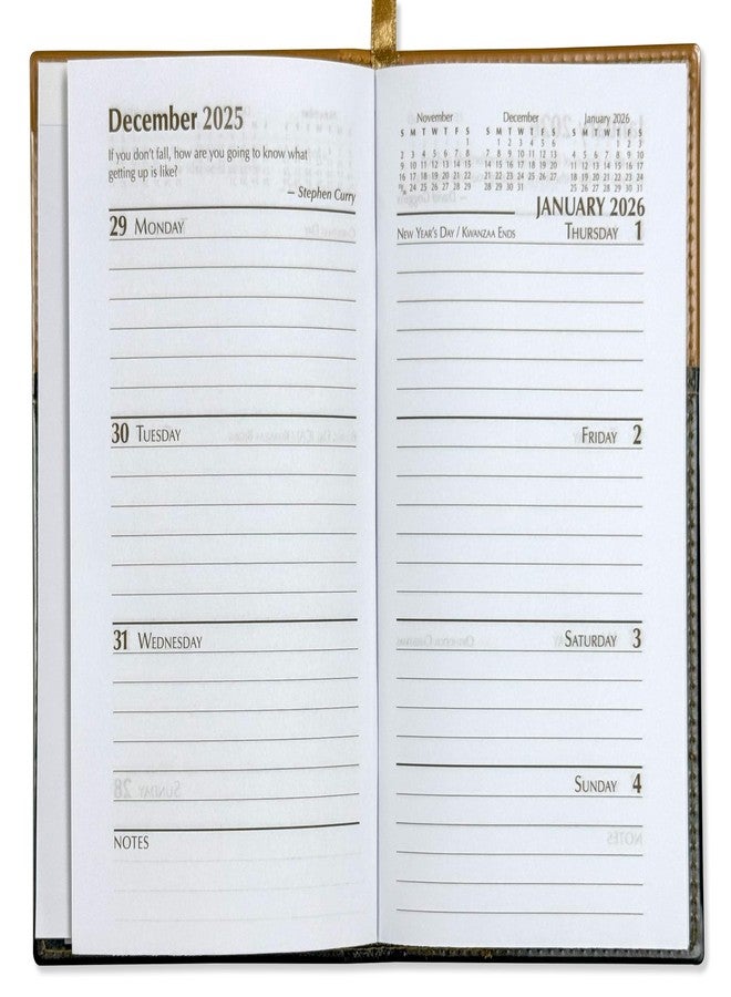 BookFactory 2026 Weekly Pocket Calendar 2026 Weekly Calendar 2026 Planner Agenda Organizer with Notepad (CAL-2026-POCKET(Organizer)) - Image 5