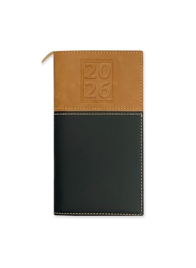 BookFactory 2026 Weekly Pocket Calendar 2026 Weekly Calendar 2026 Planner Agenda Organizer with Notepad (CAL-2026-POCKET(Organizer)) - Image 1