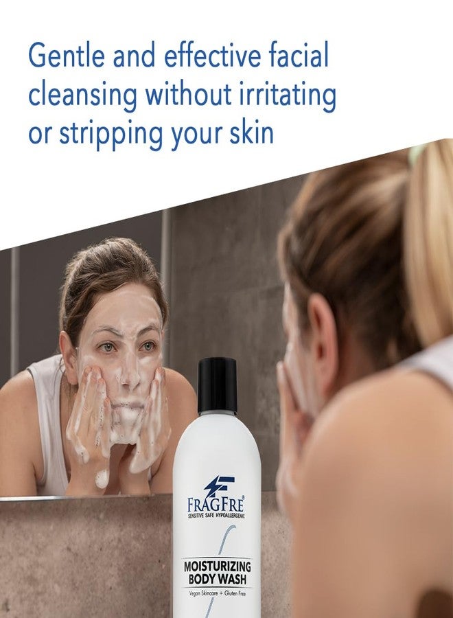 FRAGFRE Moisturizing Body Wash 16 oz: Gentle Body and Facial Cleanser - Sulfate-Free and Fragrance-Free - Suitable for Normal, Oily, Dry, and Sensitive Skin Types - Vegan, Gluten-Free, and Cruelty-Free - Unscented and Hypoallergenic (1 Pack 16 oz) - Image 2