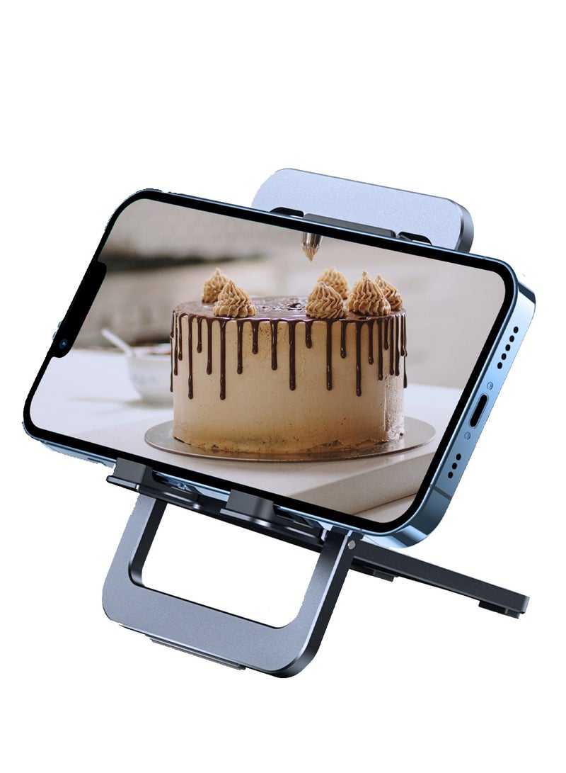 Airlift Aluminum Foldable Phone Stand / Durable & Secure / Lightweight and Portable Phone Holder - Grey