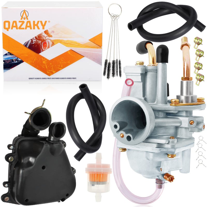 QAZAKY Carburetor Compatible with Polaris Sportsman Scrambler Predator 50 90 50cc 90cc Carb ATV Quad Yamaha Jog 90 100 90cc 100cc 4DM ETon Viper RXL70 2Stroke RXL50 AXL50 TXL50 Beamer R2
