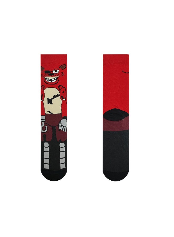 Movie & Anime Themed Cartoon Socks(5P) - Image 2