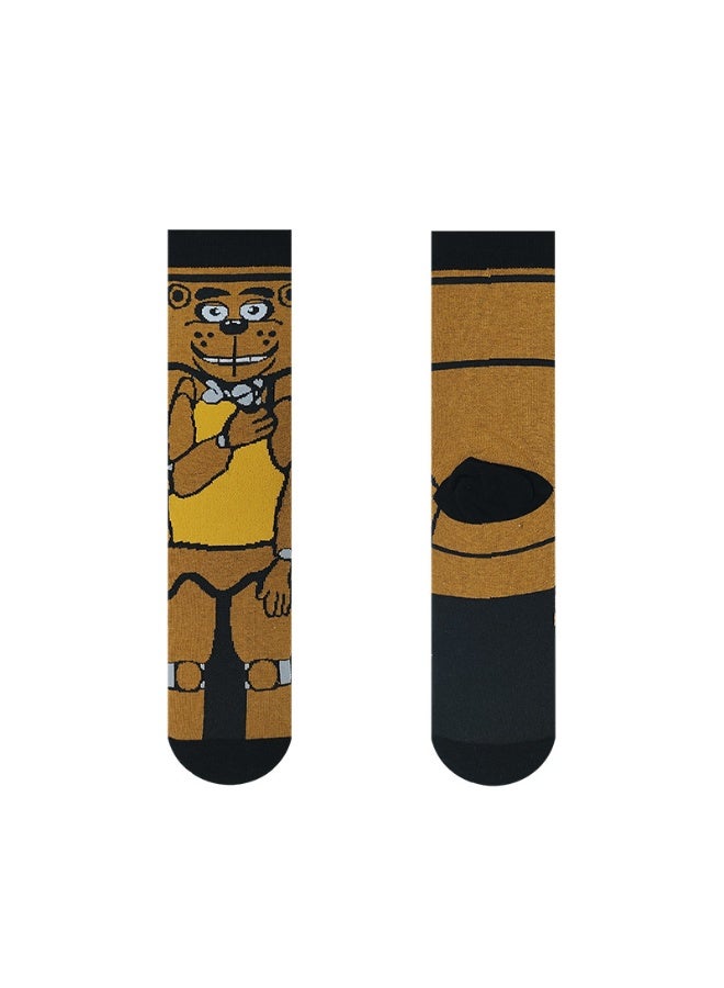 Movie & Anime Themed Cartoon Socks(5P) - Image 5
