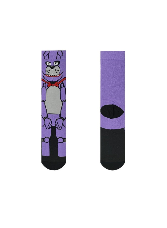 Movie & Anime Themed Cartoon Socks(5P) - Image 1