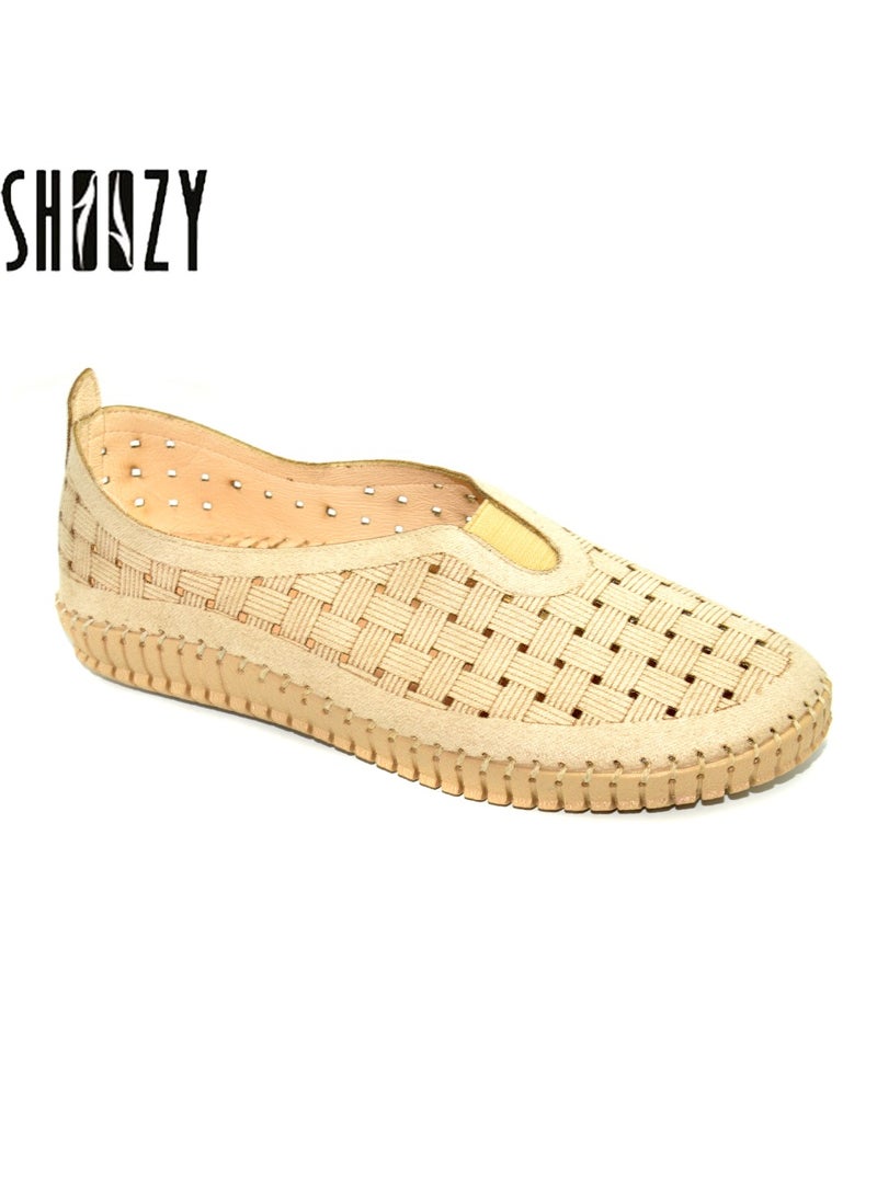 shoozy Casual Slip On Ballerina  - Image 1