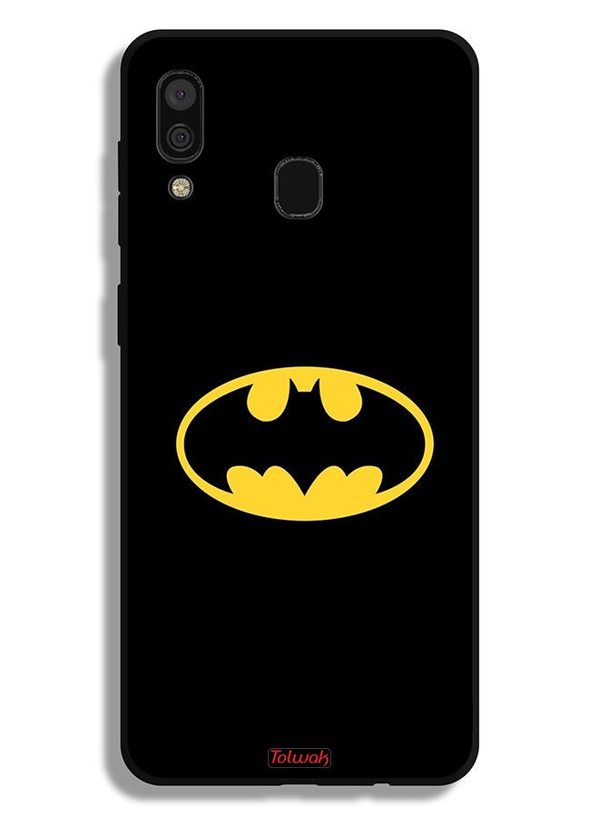 Tolwak Samsung Galaxy A20 Protective Case Cover Batman Logo - Image 1