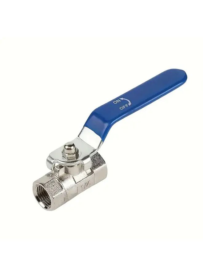 1pc Zinc Alloy Full Port Ball Valve NPT Internal Thread Connection Black Home Industrial Agricultural Plumbing System - Image 4