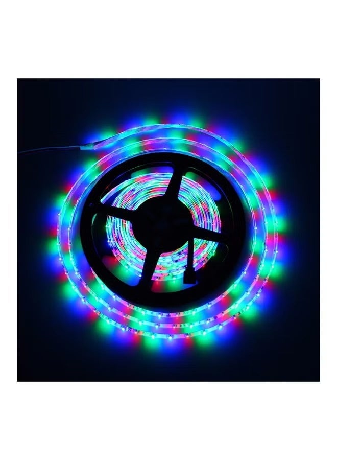 شريط إضاءة LED بنظام RGB (مكون من قطعتين) مع جهاز تحكم عن بعد، نوع 2835SMD، متعدد الألوان، الأبعاد 35 × 25 × 5 سم. - Image 3