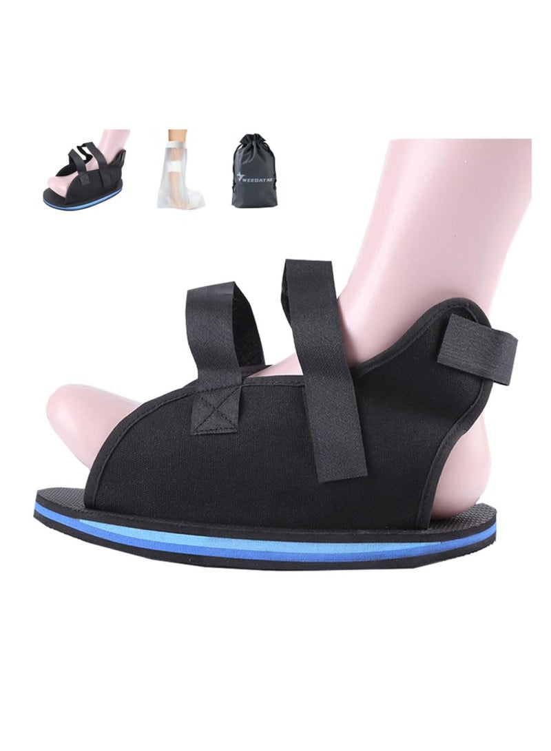 Bukela Post-op Shoe for Broken Toe/Foot Fracture - Orthopedic Brace & Lightweight Medical Walking Boot for Post Injury Foot Cast Recovery  - Image 1