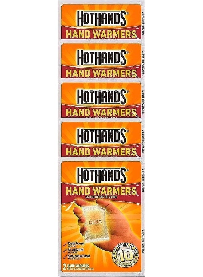 HotHands سخانات يد، 10 قطعة (5 عبوات مع 2 سخان في كل عبوة) - Image 1