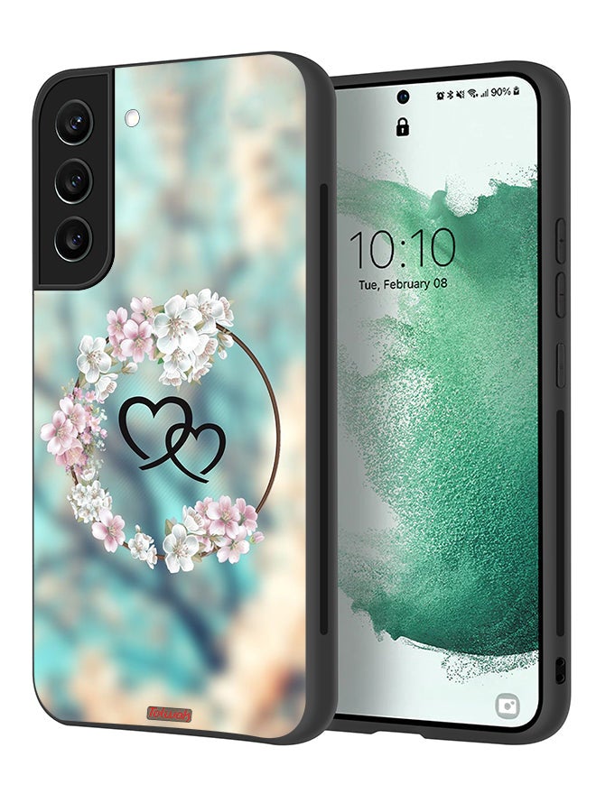Tolwak Samsung Galaxy S21 Plus 5G Protective Case Cover Hearts In Ring Art - Image 1