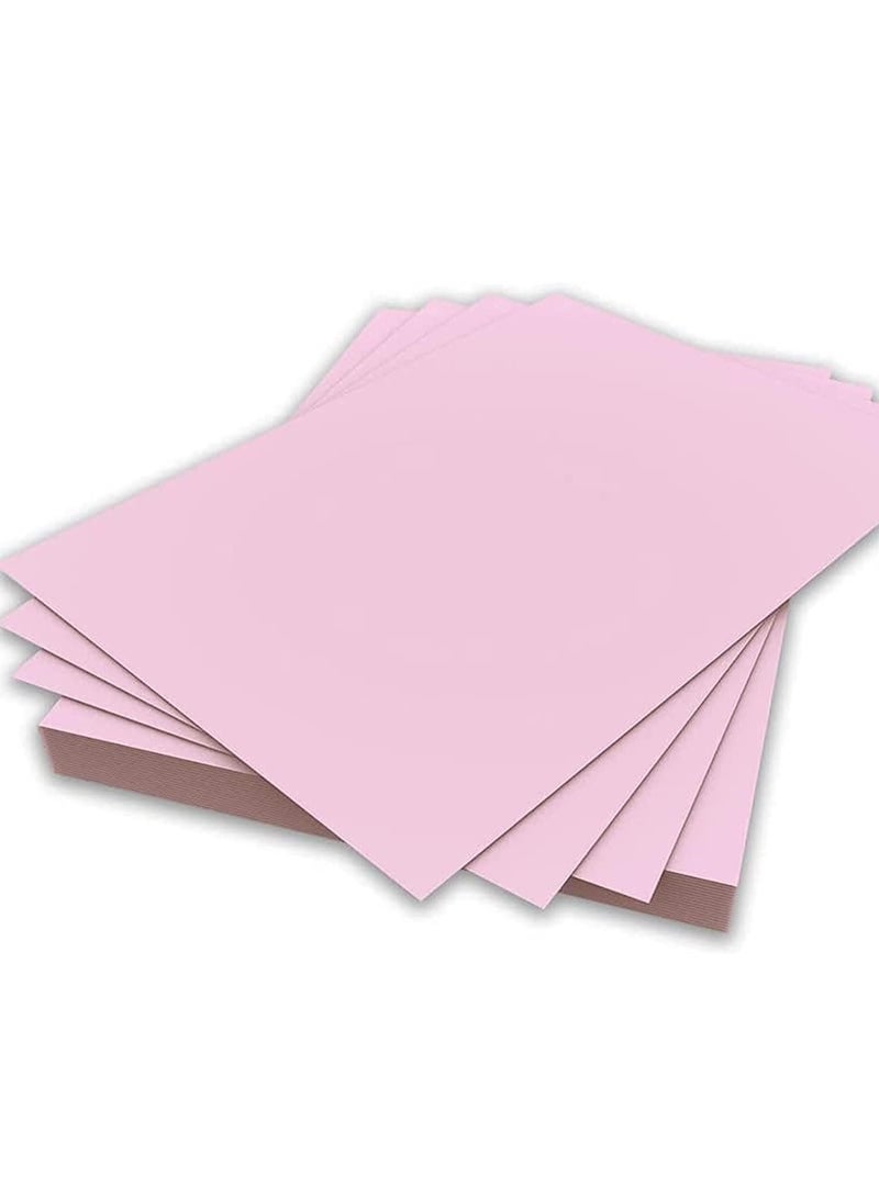 MARKQ Pink Colored Paper, 100 Sheets A4 Color Paper sheets for Decorating Drawing Origami DIY Arts and Crafts, 80gsm 29.7 cm x 21 cm  - Image 1