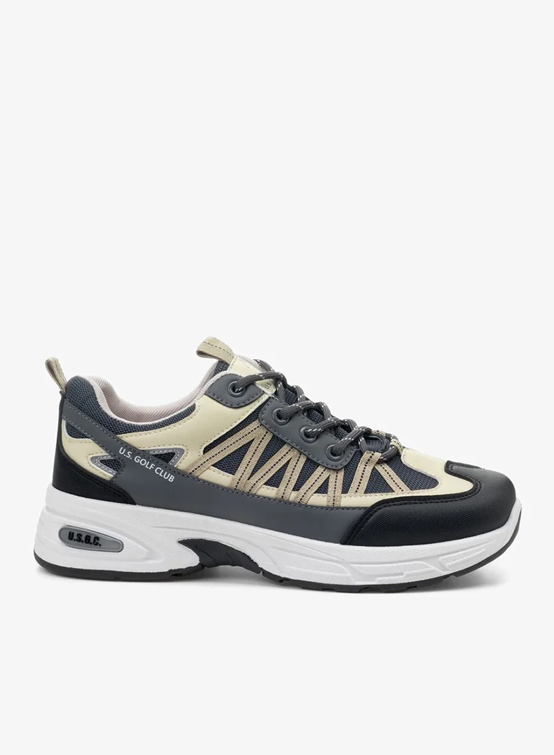 Mens Sneakers Grey Green Sneakers | Casual | Retro Style | Italy