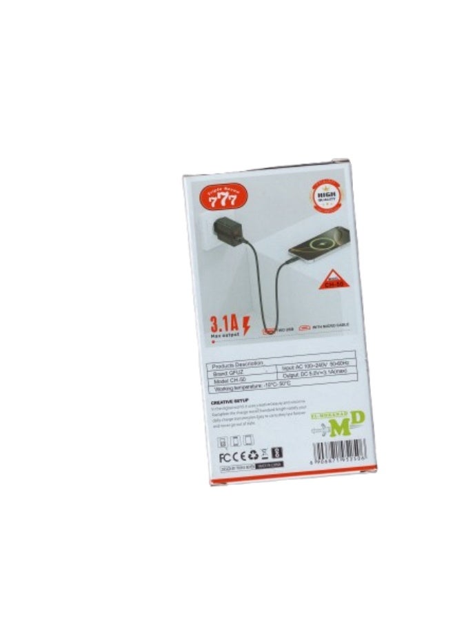 777 Dual USB 3.1A Wall Charger | Fast and Smart Charger for Phones and Tablets - Image 2