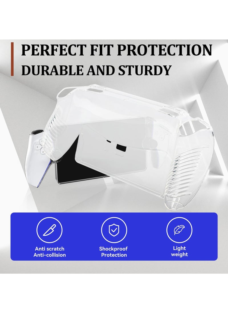 SYOSI - Cover Case for Playstation Portal, for PS5 Portal Protective Case with Ergonomic Grip, Transparent TPU Case Compatible with Playstation Portal Case, Dustproof, Oil-Proof, Shockproof Protective Case - Image 1