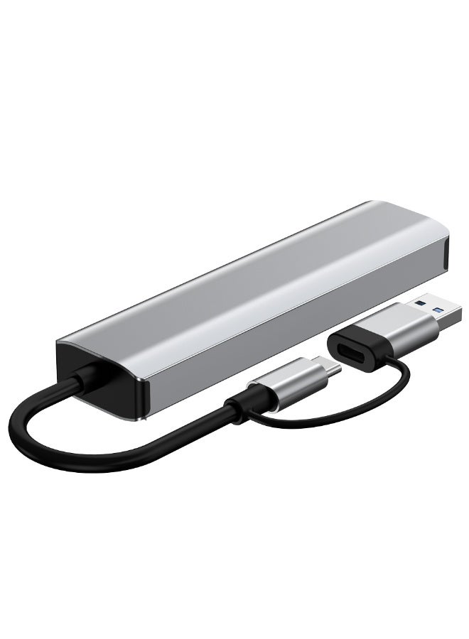 USB C Hub 5 in 2 Multiport Adapter 1000Mbps LAN, 100W Power Delivery, 3 USB-A Data Ports, USB C Dongle for MacBook Pro/Air, iPad Pro, iMac, iPhone 16 Pro/Pro Max, XPS, - Image 5