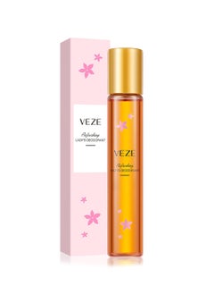 VEZE Lady's Deodorant, Portable Invisible Antiperspirant Deodorant, Antiperspirant Stick, Fragrance for Women, Powder Fresh 10ml  - Image 1
