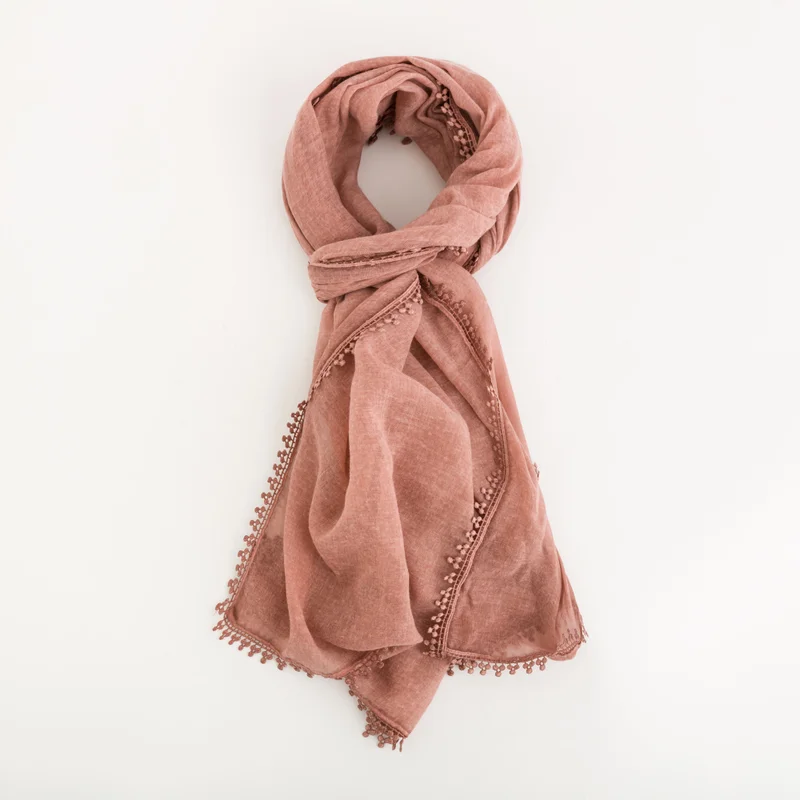 كاربيزا Women's Scarf Ambra Pashmina Antique Pink
