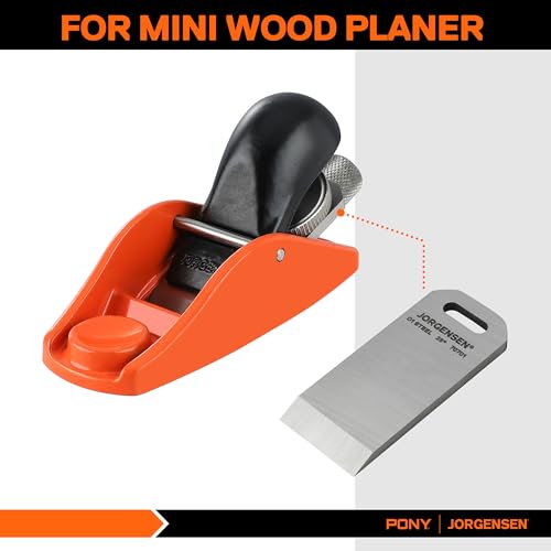 JORGENSEN Mini Block Plane Blade - for No.101 Mini Wood Planer, Professional Level O1 Steel, High Hardness & Long Edge Retention, 3mm Thickness Replacement Blade - Image 2
