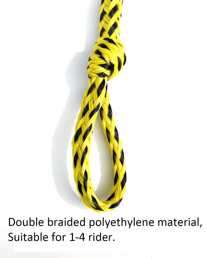 DockMoor 2Pcs Tow Rope for Tubing, Boat Tube Tow Rope Quick Connector for Wakeboarding, Ski, Waverunner Water Sports - Image 2