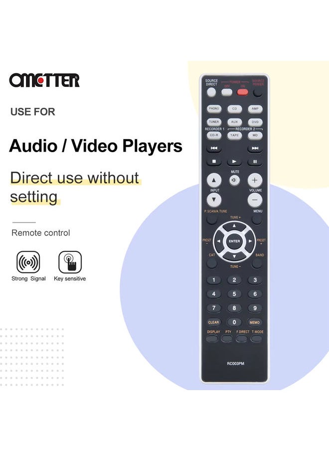 OMETTER - RC025SR RC003PM RC004NA Suitable for Marantz Remote Control CD Player PM5004 PM5005 PM6003 PM6004 PM6005 PM6006 PM7003 - Image 1