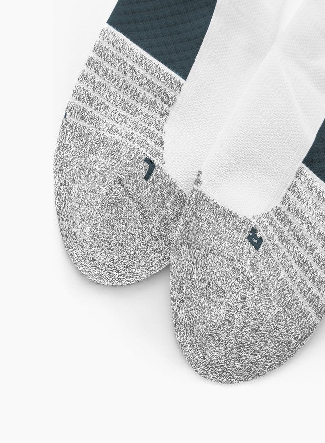 WANDER Men's Athletic Ankle Socks 6 Pairs Running Socks for Sport Low Cut Cycling Socks 6-9/10-12/12-14 (White Grey, Shoe Size: 10-12) - Image 2