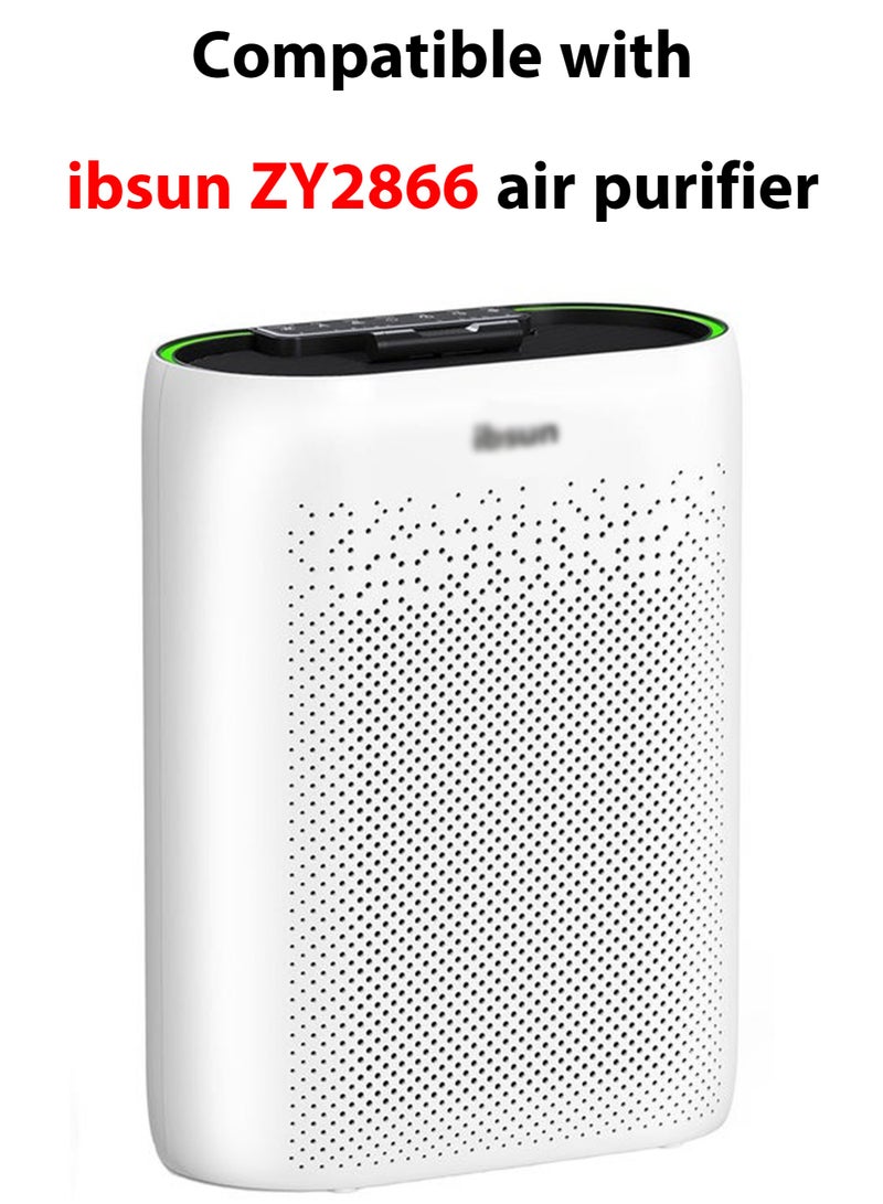 Compatible with ibsun ZY2866 Air Filter Replacement 4-in-1 High-Efficiency H13 HEPA Air Filter- Standard Version，2 pack - Image 2