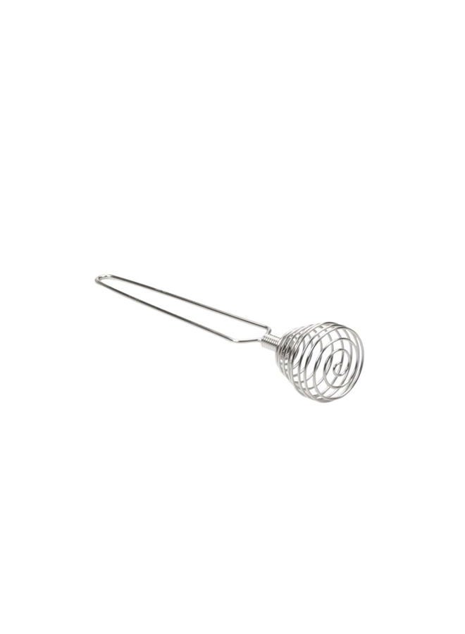 AISIBO Mini French Spring Whisk, 8.67 Inch Silver Stainless Steel Spring Coil Whisk, Hand Eggbeater Egg Mixer Whisk Blender Stirring Beater - Image 3