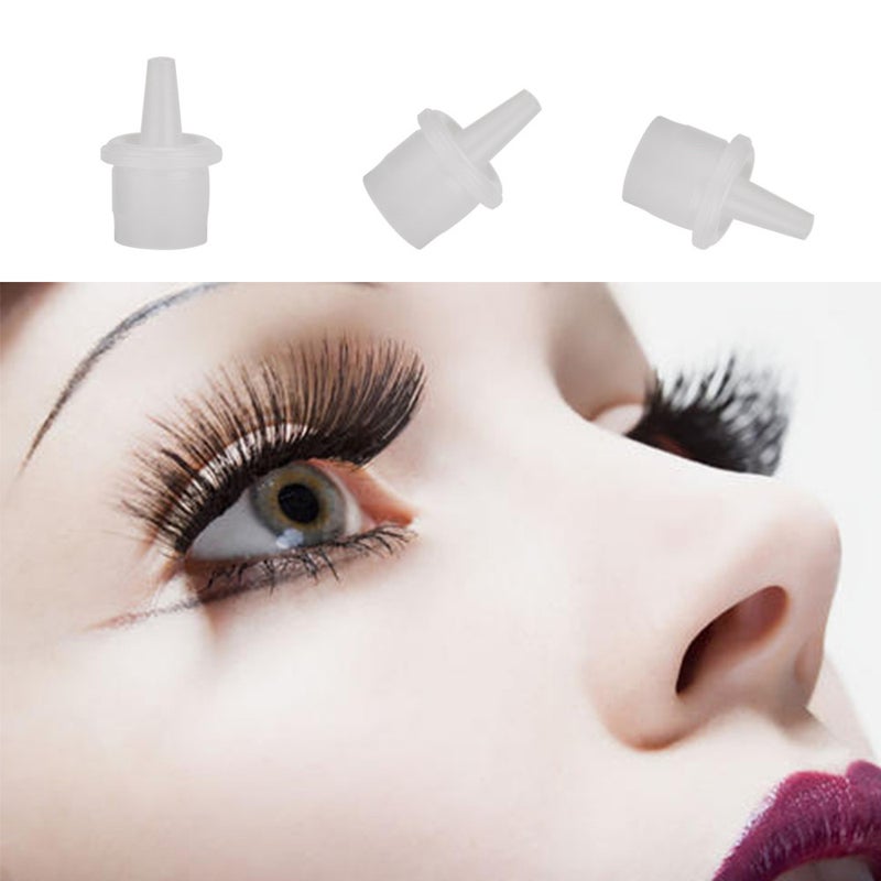 10pcs Eyelash Glue Bottle Plug Blocking Cap Eyelash Extensions Tools Makeup Tool for Beauty Salon Use - Image 2
