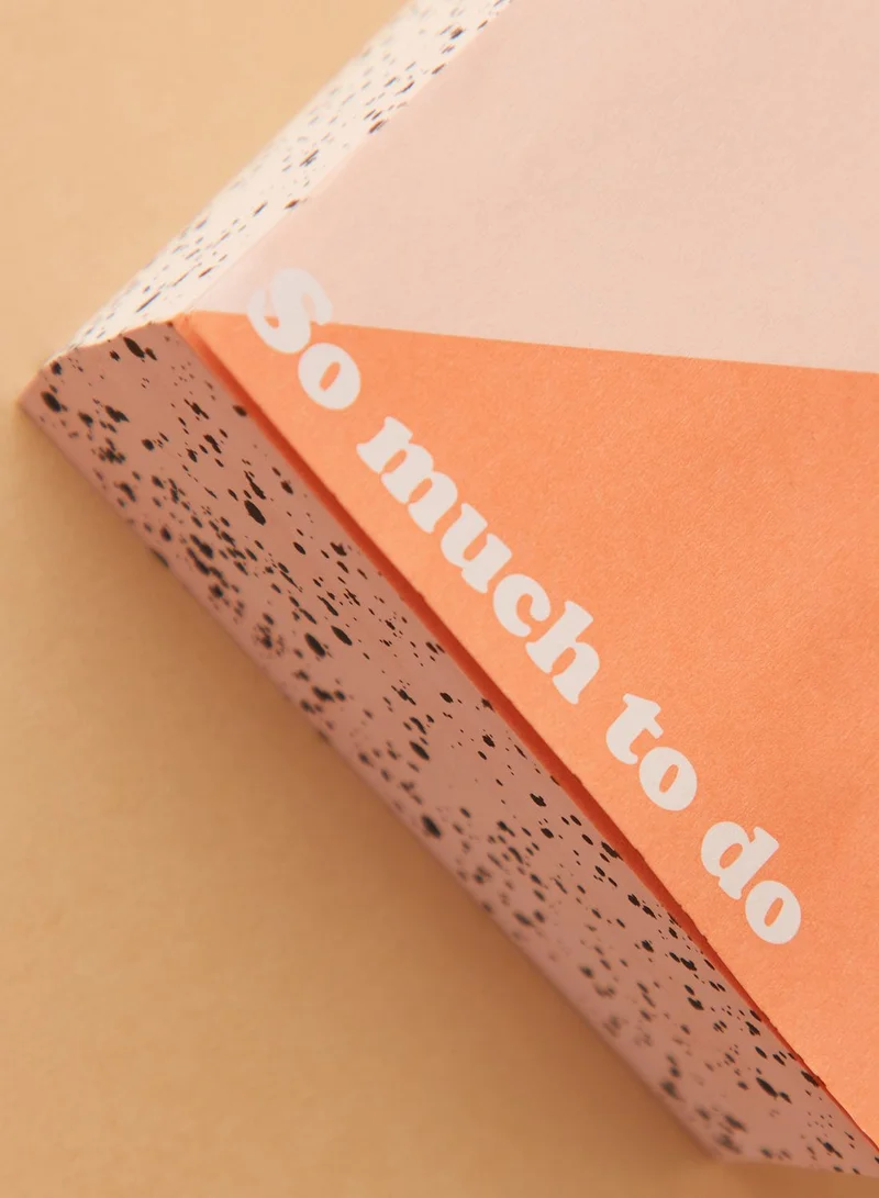 Typo Splatter & Splice Block Memo Pad