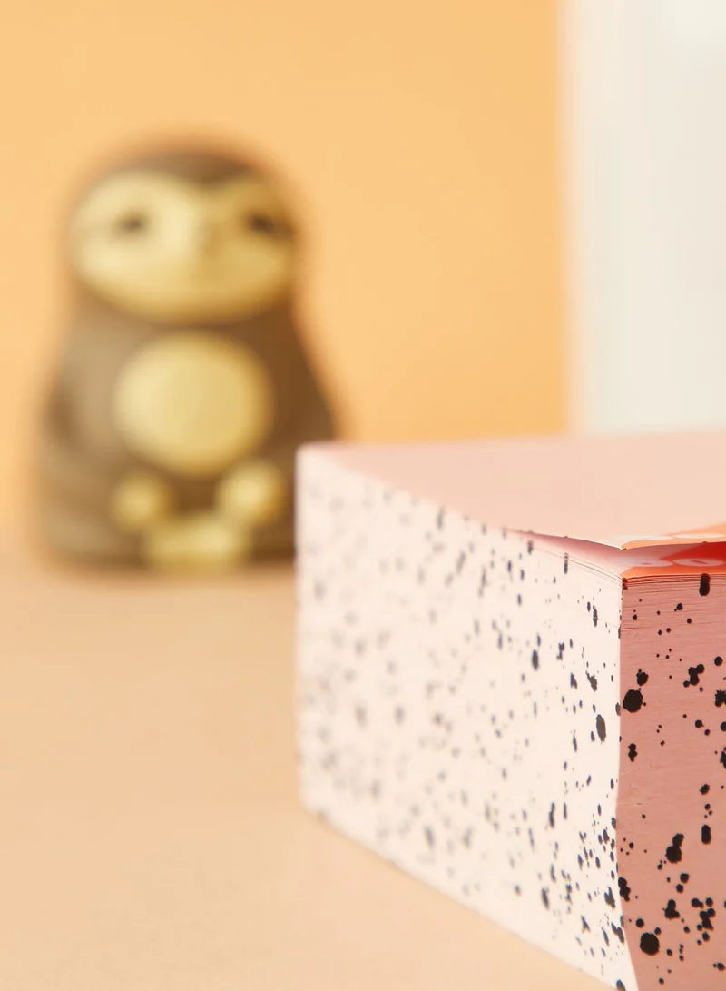 Typo Splatter & Splice Block Memo Pad